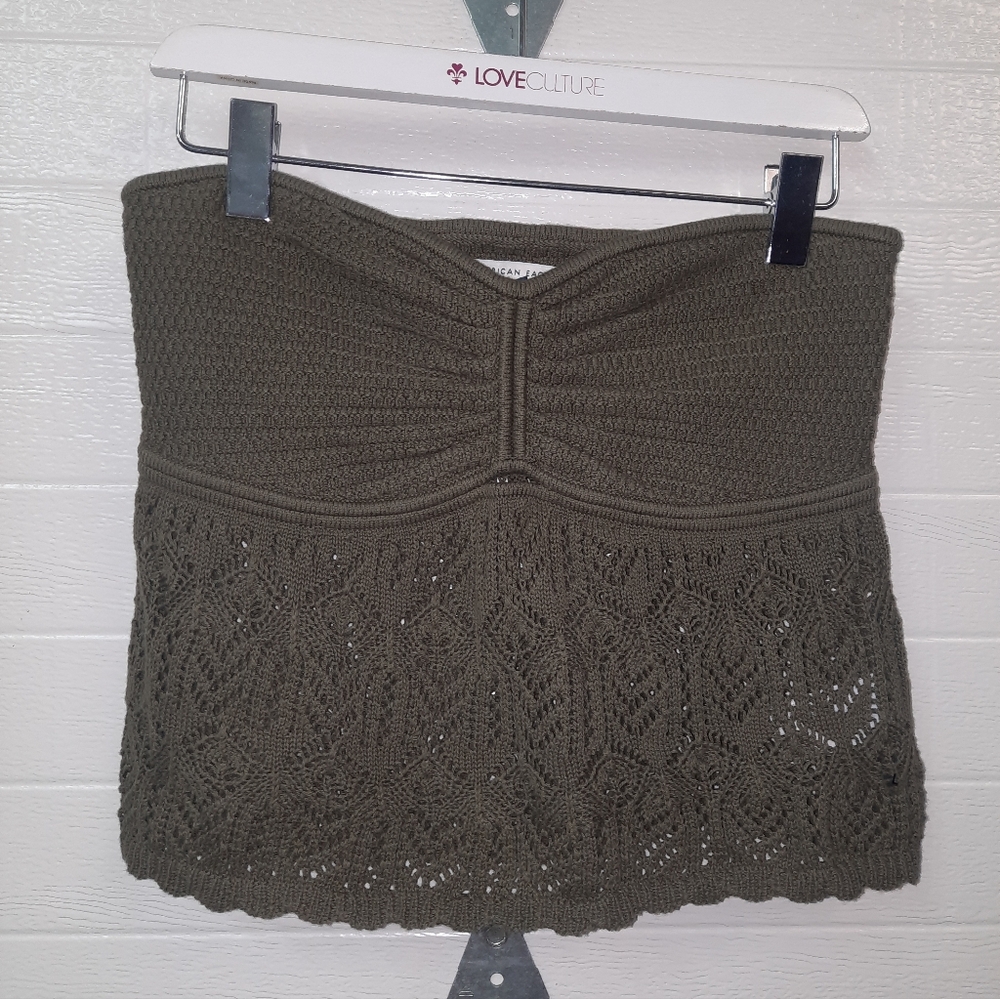 American Eagle Ladies Knit Crop Top